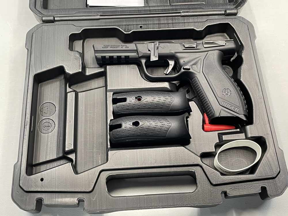Ruger American pistol complete frame in box full size 9mm black Duty 9x19-img-0