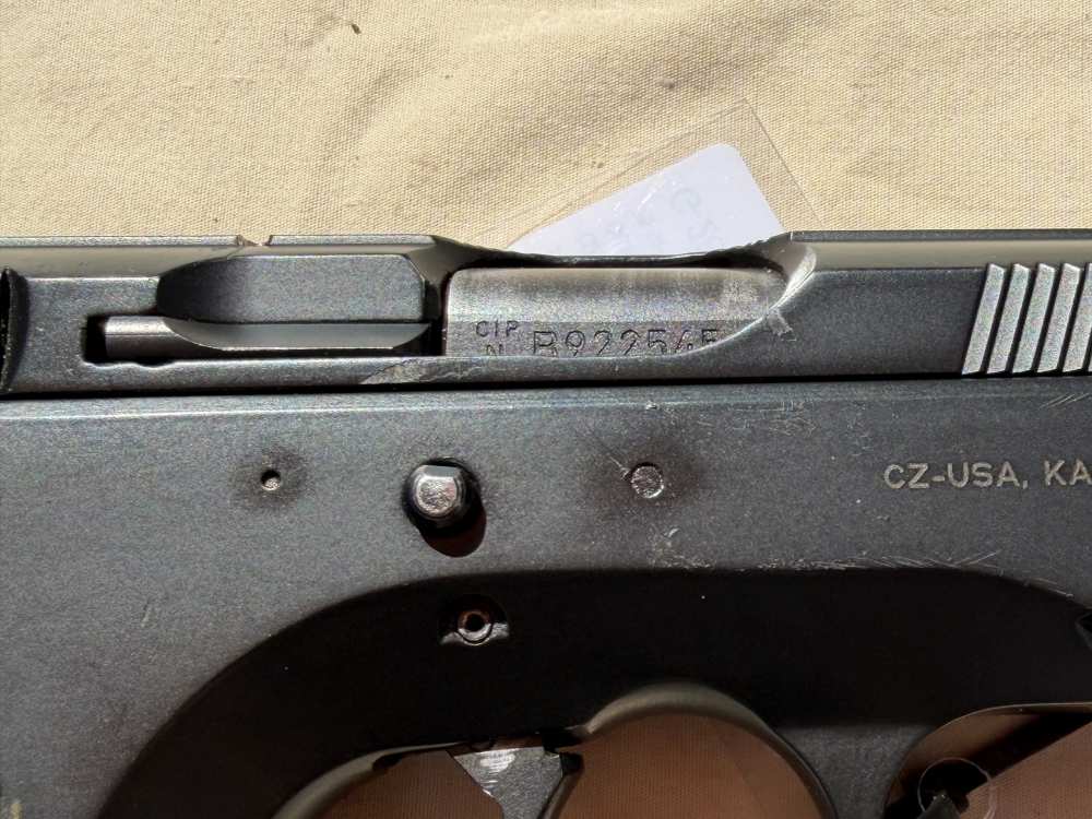 CZ 75 SP-01 Tactical 9mm Semi Auto Handgun Like New 3 Magazines-img-7