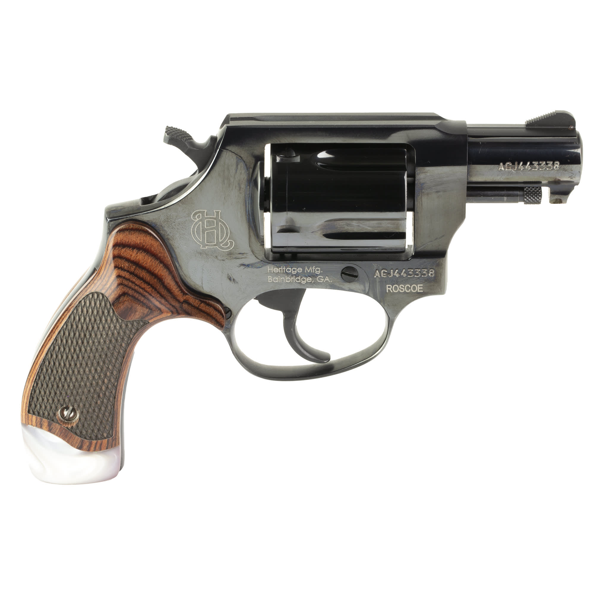 HR38B2RWP Heritage Manufacturing Roscoe 38 Special 2" 5rd Blued-img-0