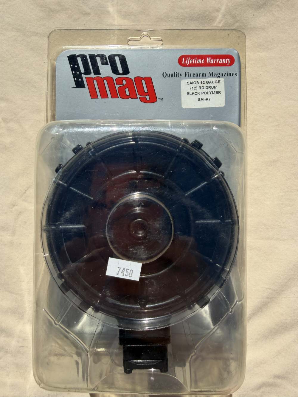 Pro Mag Saiga 12 Gauge Drum Magazine 12 Round New-img-0