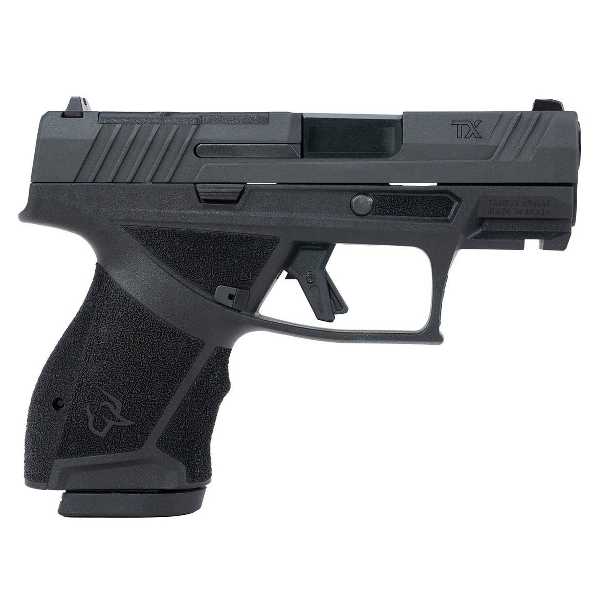 Taurus TX9 Subcompact Handgun 9mm Luger 10rd Magazines(2) 3.4" Barrel Black-img-0