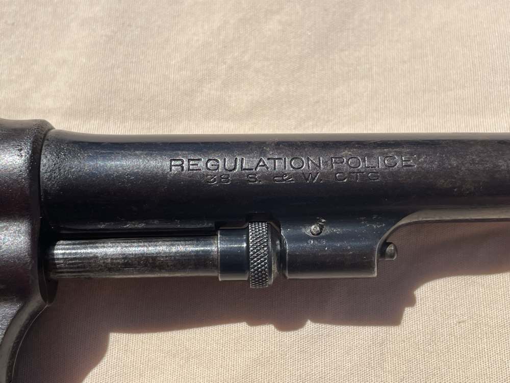 Smith and Wesson Regulation Police Revolver 38 S & W Good-img-9