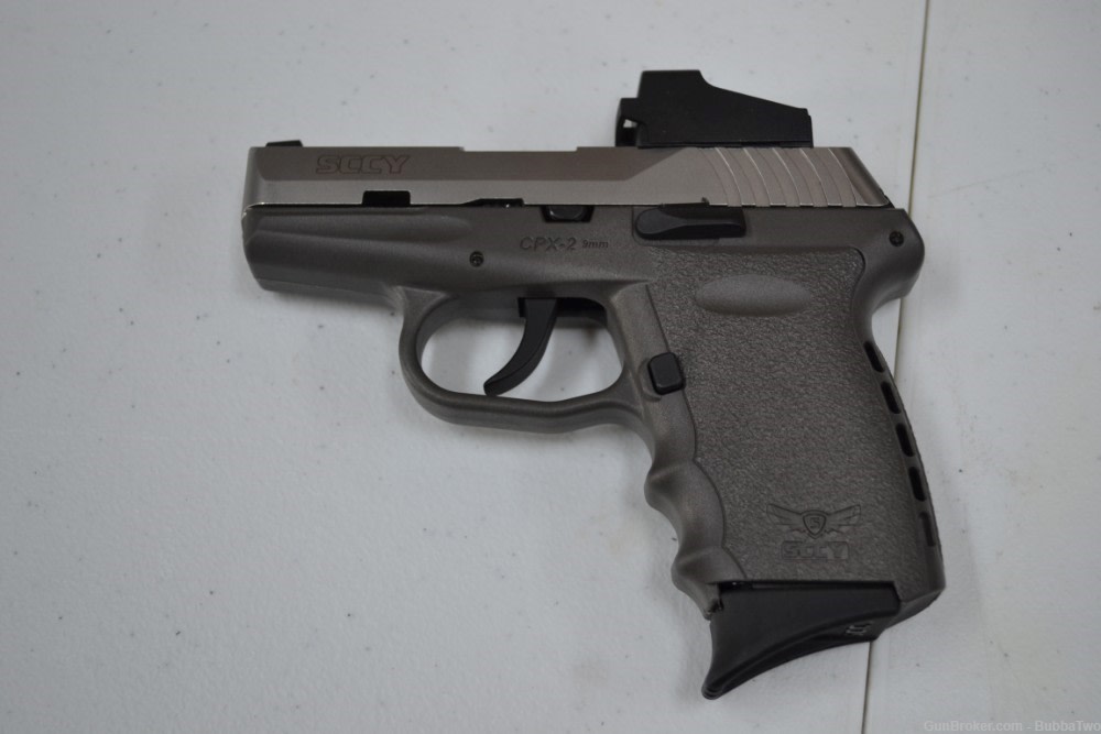 SCCY Model CPX-2TTSGRD 9mm s/a pistol 3" barrel CT Red Dot NOS-img-1