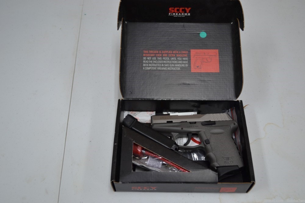 SCCY Model CPX-2TTSGRD 9mm s/a pistol 3" barrel CT Red Dot NOS-img-0