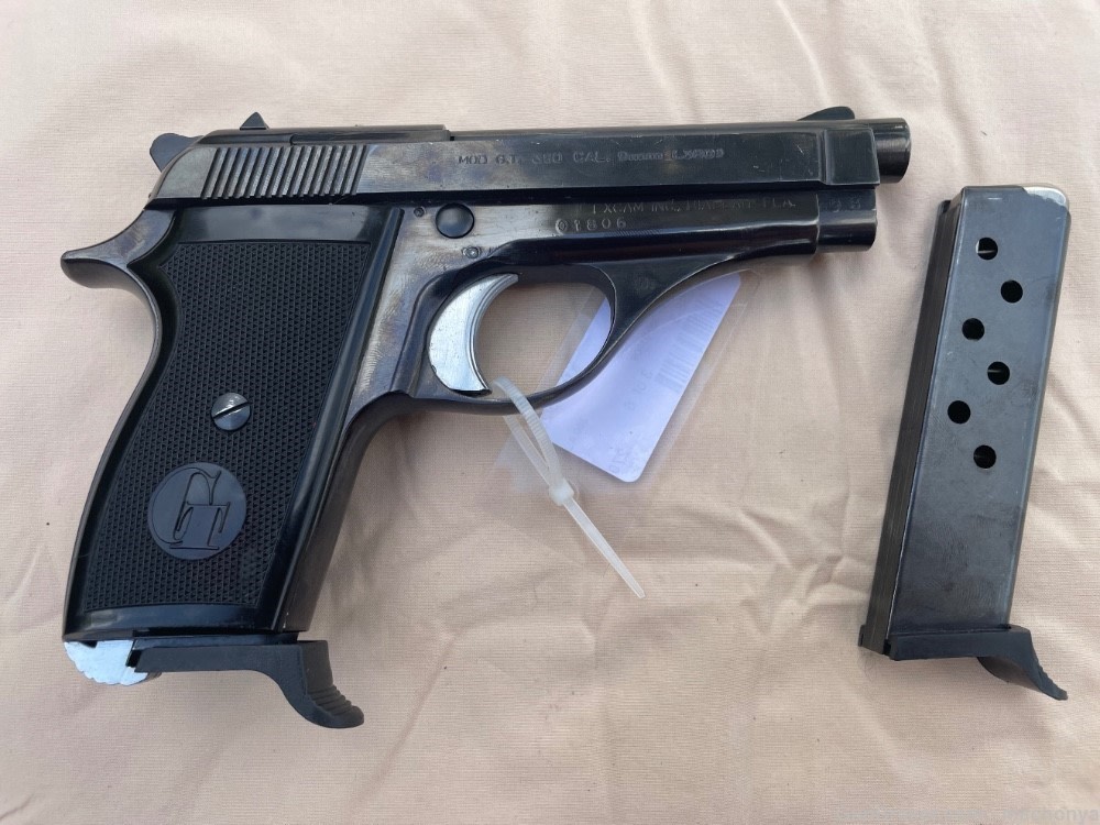 Tanfoglio Giuseppe Model GT 380 Auto Blued 2 Magazines Semi Auto Pistol-img-0