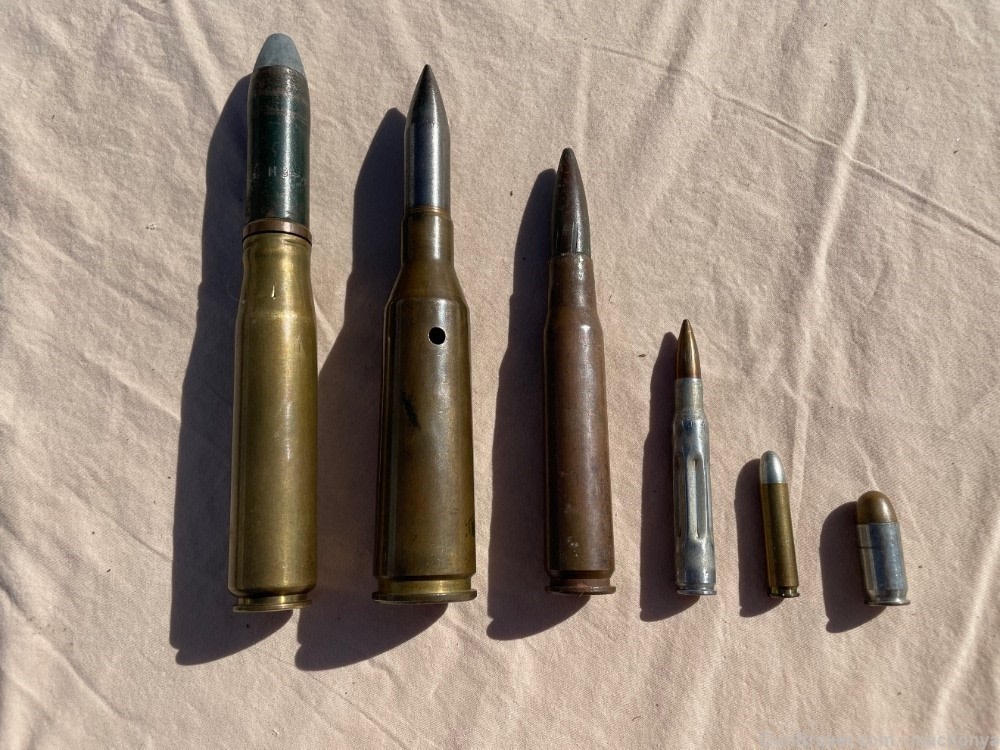 Multiple Dummy Rounds 20 mm 50 Caliber 12.7 mm 30-06 45 ACP 30 Carbine-img-0