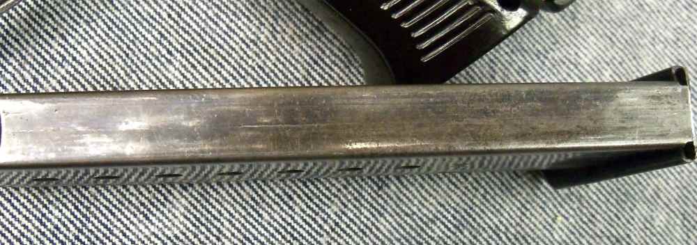 WWII GERMAN P38 CYQ MATCH good. BORE SPREEWERKE  PEEBLE GRAIN CXB HOLSTER  -img-17