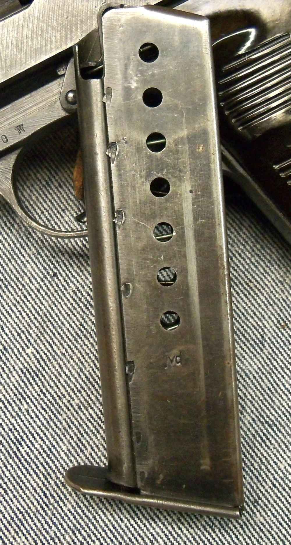 WWII GERMAN P38 CYQ MATCH good. BORE SPREEWERKE  PEEBLE GRAIN CXB HOLSTER  -img-15