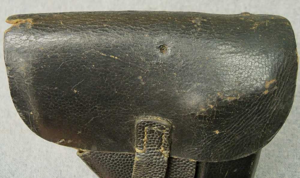 WWII GERMAN P38 CYQ MATCH good. BORE SPREEWERKE  PEEBLE GRAIN CXB HOLSTER  -img-27