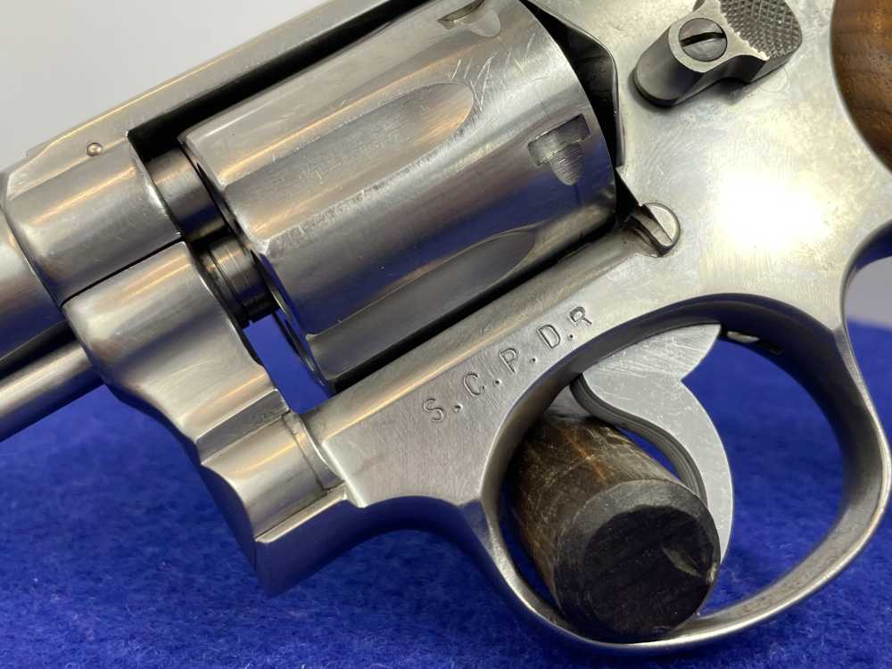 Smith & Wesson Model 67 .38 Spl 4" SS *NO DASH POLICE DEPARTMENT EXAMPLE*-img-12