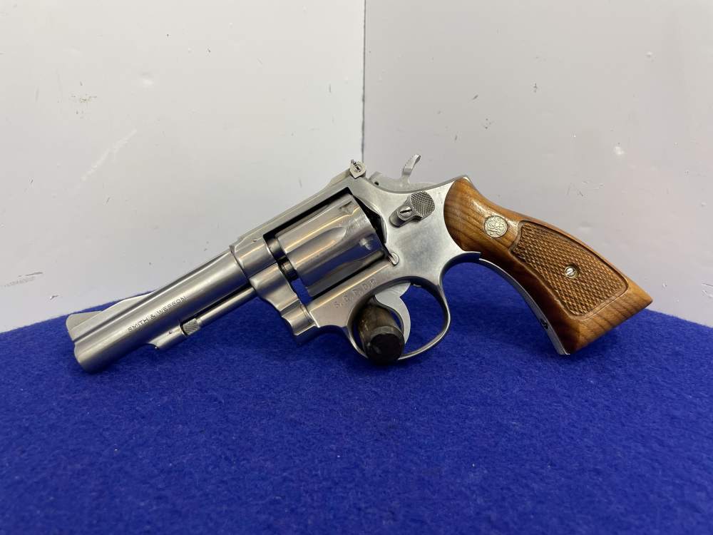 Smith & Wesson Model 67 .38 Spl 4" SS *NO DASH POLICE DEPARTMENT EXAMPLE*-img-0