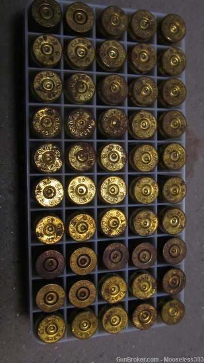 45 ACP Brass Once Fired with Boxes Mixed Headstamps  100 Count-img-2
