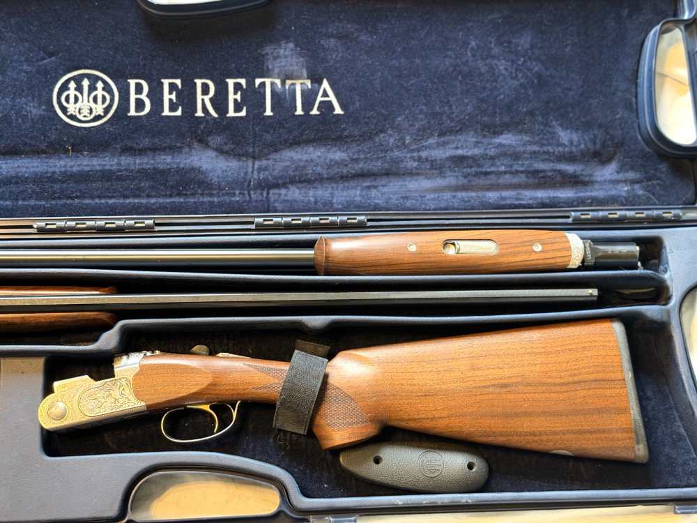 Beretta S687 Silver Pigeon II 20/28 Combo 28" Barrels  Engraved with Case-img-12