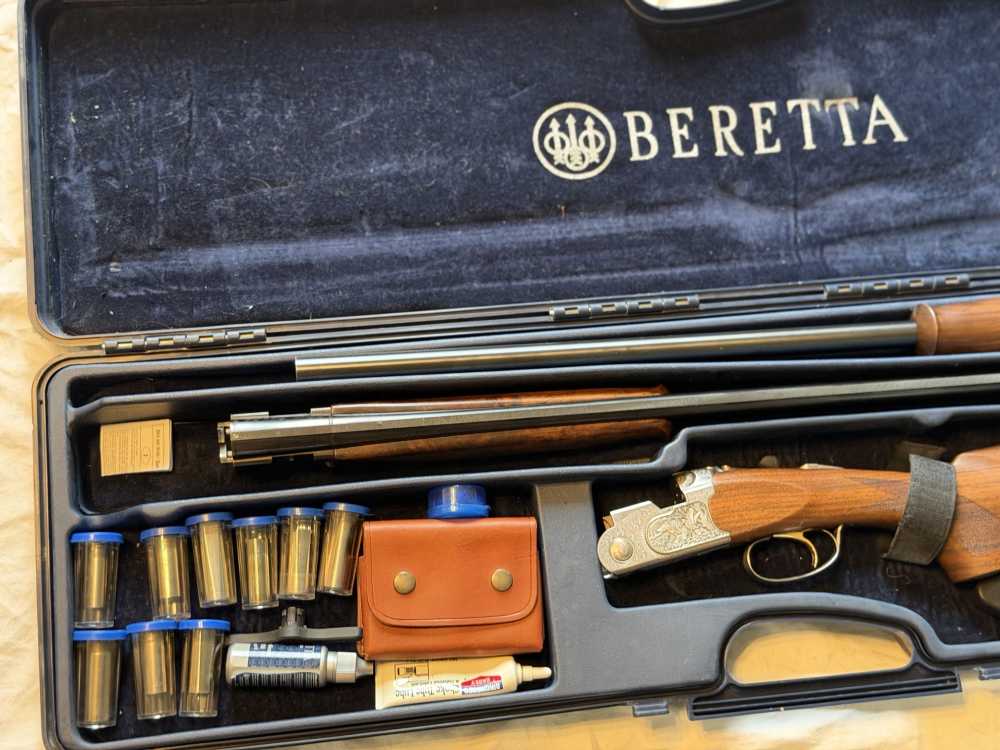 Beretta S687 Silver Pigeon II 20/28 Combo 28" Barrels  Engraved with Case-img-13
