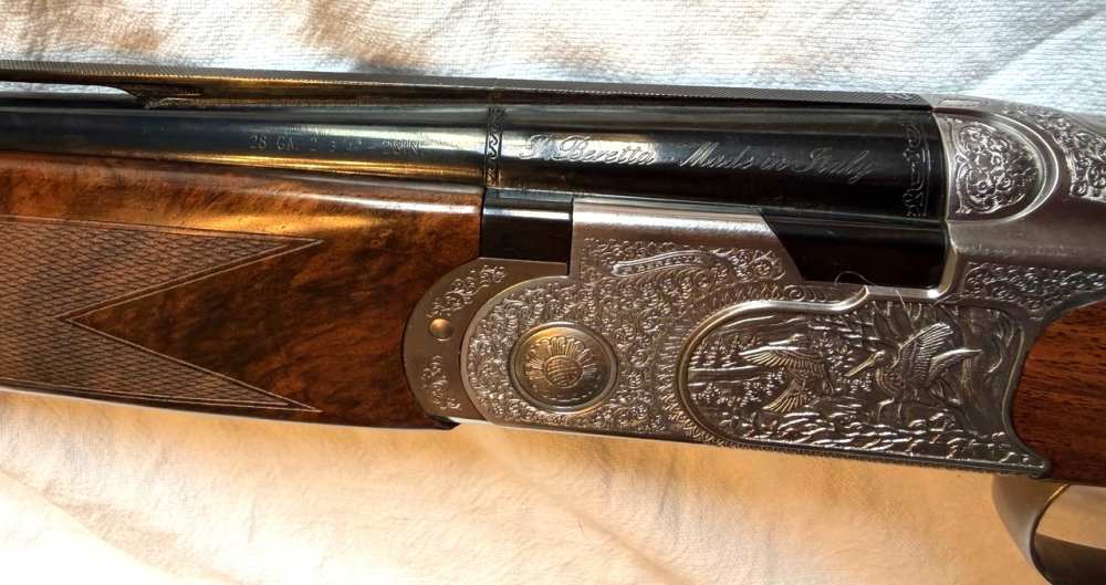 Beretta S687 Silver Pigeon II 20/28 Combo 28" Barrels  Engraved with Case-img-20