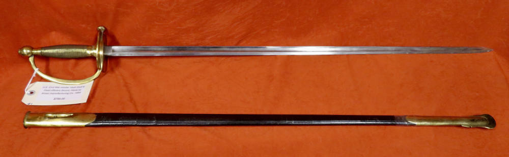 Lot#1-Original U.S. Civil War Model 1840 NCO Sword -img-13
