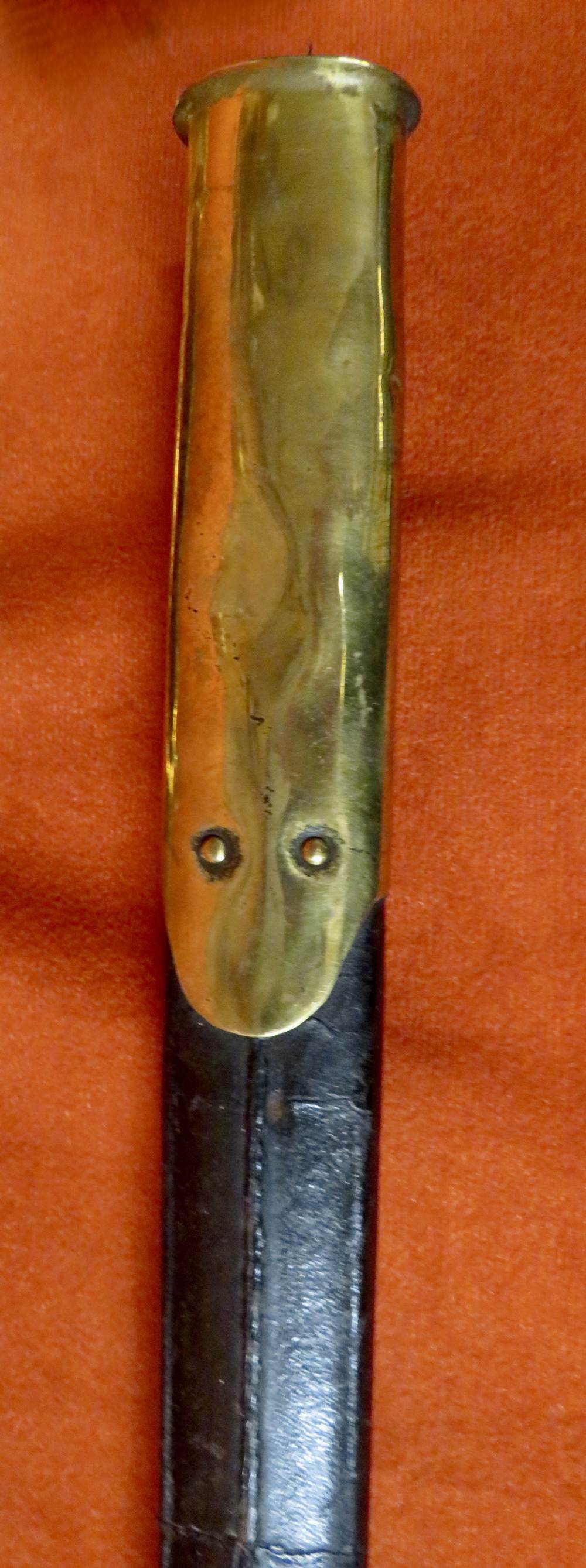 Lot#1-Original U.S. Civil War Model 1840 NCO Sword -img-3