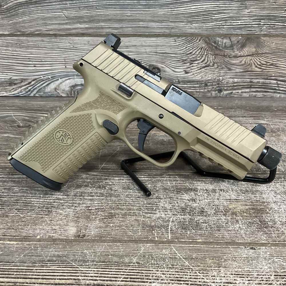FN 510 Tactical FDE 10mm 4.7” Threaded FDE Pistol Optic Ready!-img-0