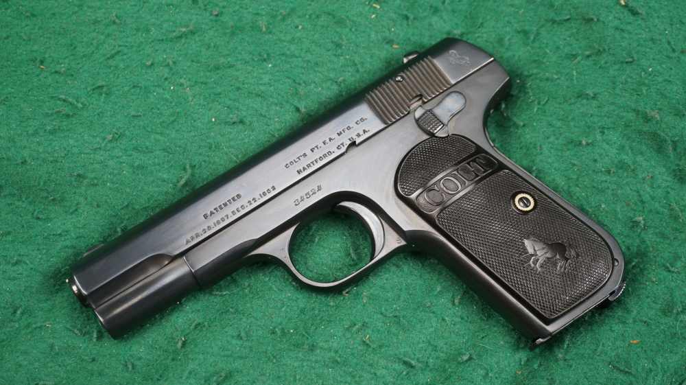 Restored 1920 Colt 1908 Pocket Hammerless 380 380acp 3.75" 1¢ Start C&R OK-img-0