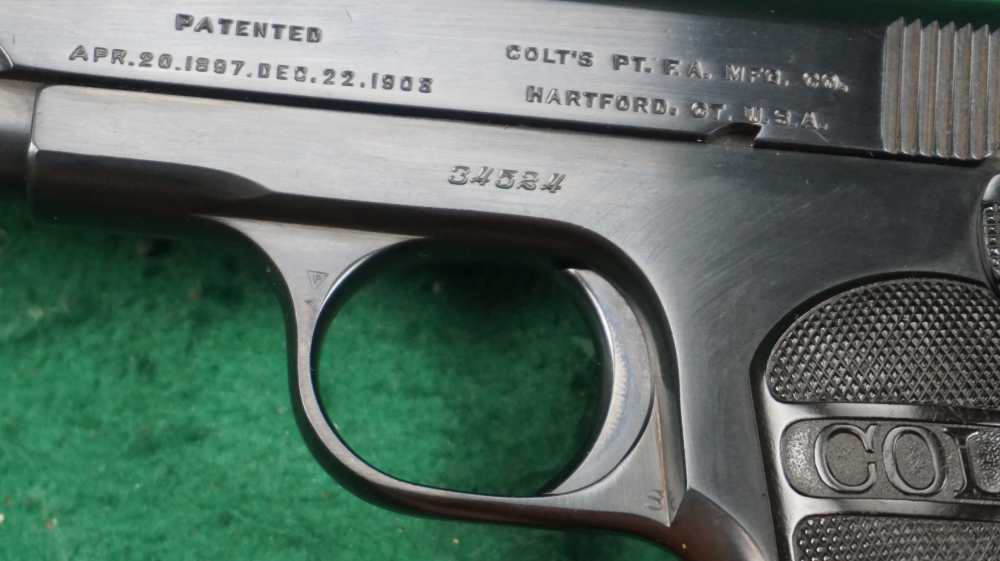 Restored 1920 Colt 1908 Pocket Hammerless 380 380acp 3.75" 1¢ Start C&R OK-img-5