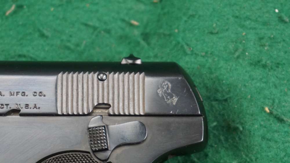 Restored 1920 Colt 1908 Pocket Hammerless 380 380acp 3.75" 1¢ Start C&R OK-img-4
