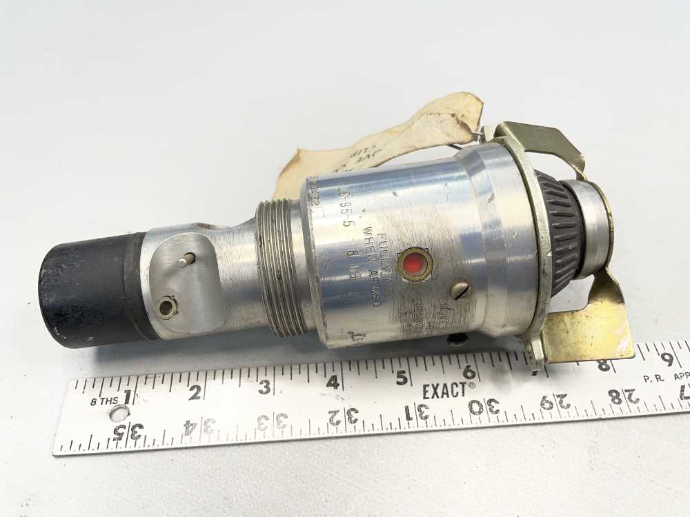 Inert US Military M409E2 nose fuze 69 dated timed Vietnam era ordnance-img-1