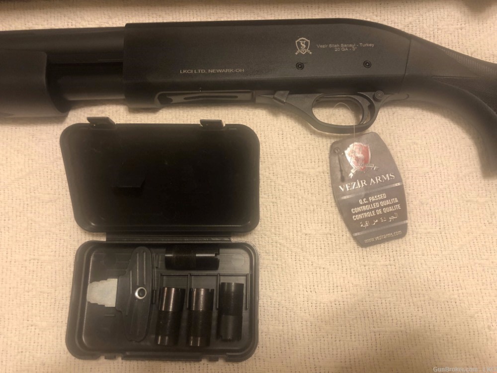 VEZIR CARRERA VPA-S - 20 Gauge 28" Barrel Pump Shotgun + All 5 Chokes-img-3