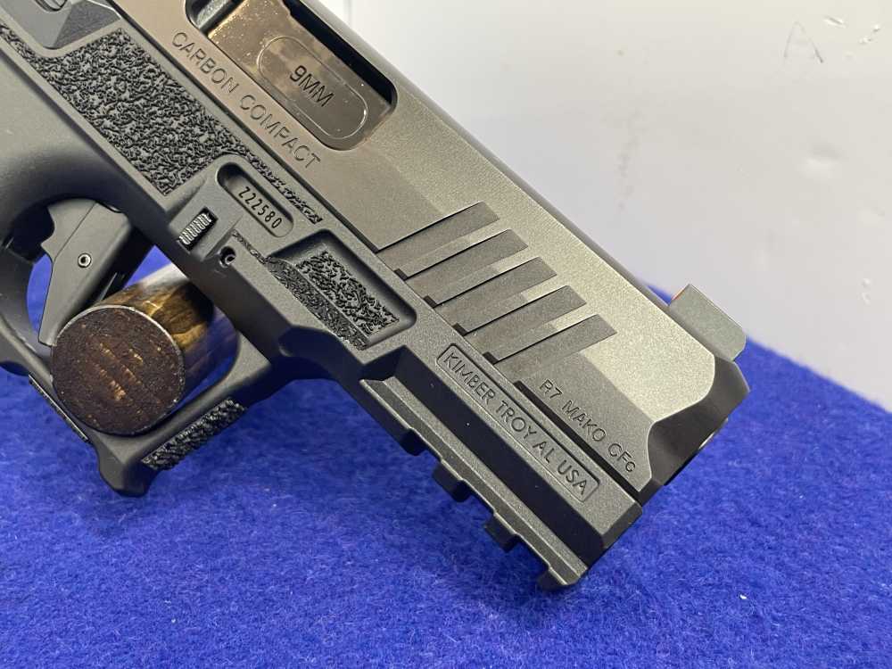 Kimber R7 Mako Carbon Compact 9mm 3.9" Black *AMAZING HOLOSUN HS407K X2*-img-22