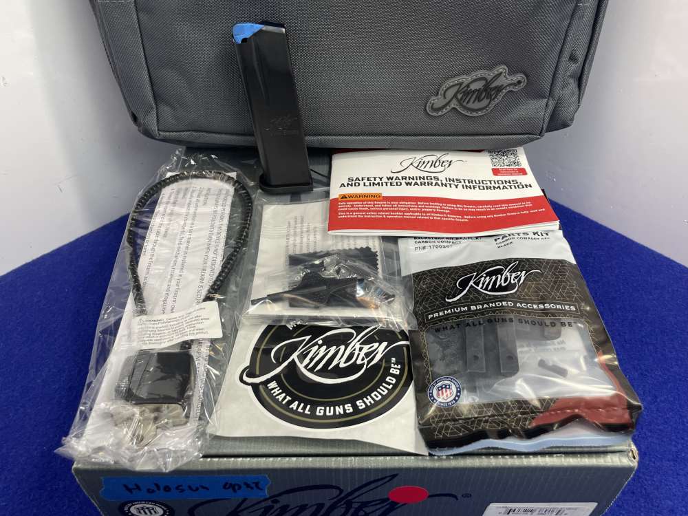 Kimber R7 Mako Carbon Compact 9mm 3.9" Black *AMAZING HOLOSUN HS407K X2*-img-5