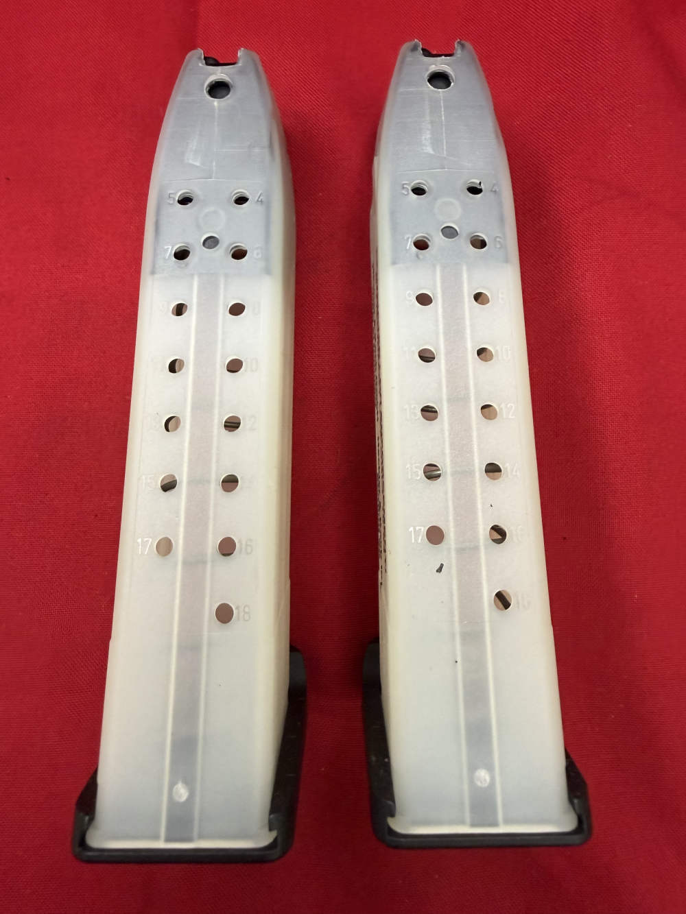 Lot of 2 HK USP Expert 9mm 18rd Jet Funnel Mag NOS! LE Restricted #SO326-img-7