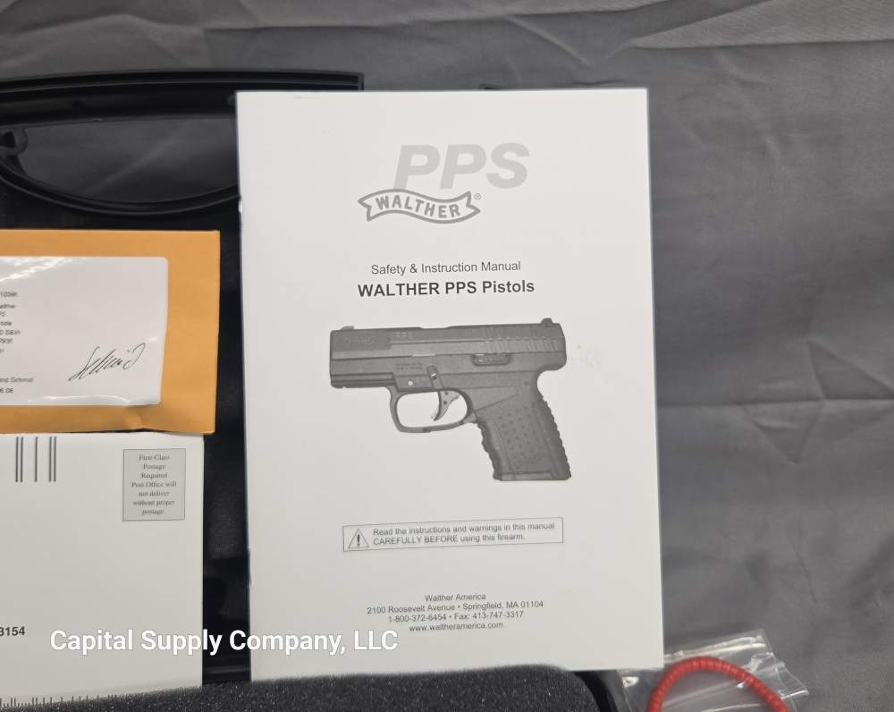 Walther PPS M1 pistol .40 S&W with box, 3 mags-img-27