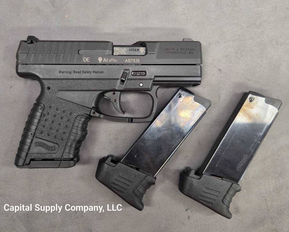 Walther PPS M1 pistol .40 S&W with box, 3 mags-img-17