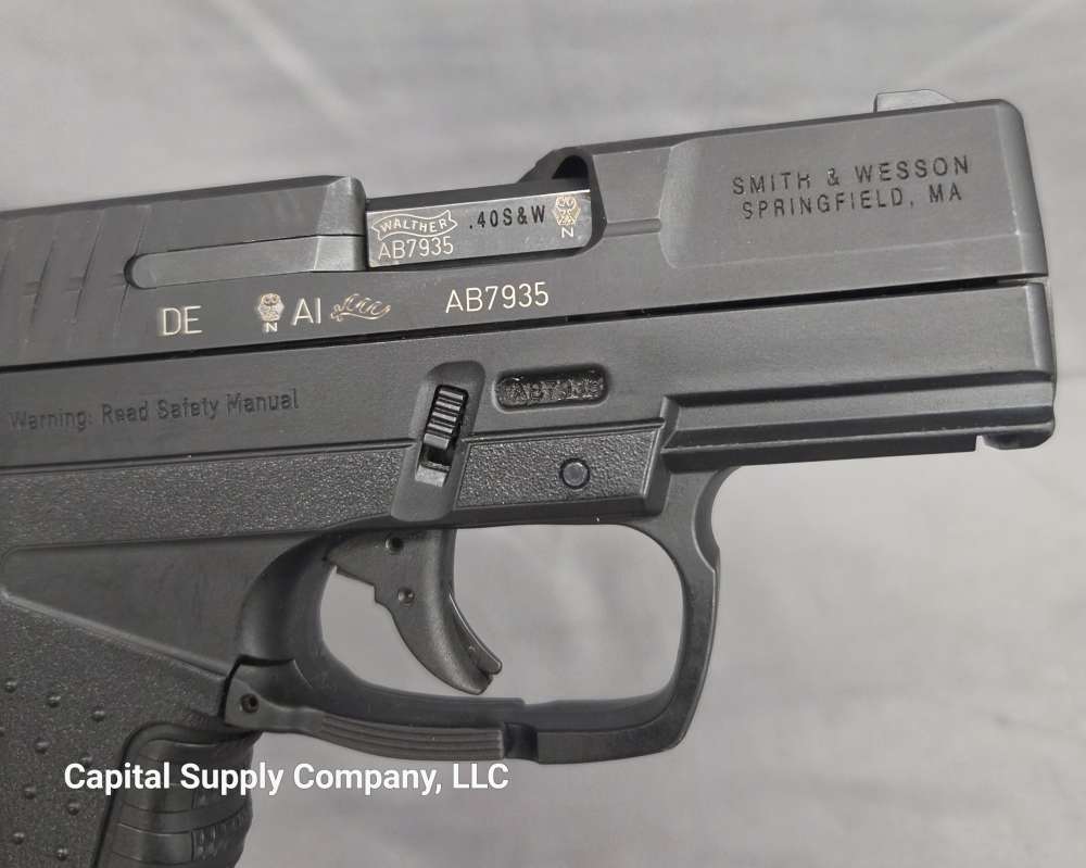 Walther PPS M1 pistol .40 S&W with box, 3 mags-img-4