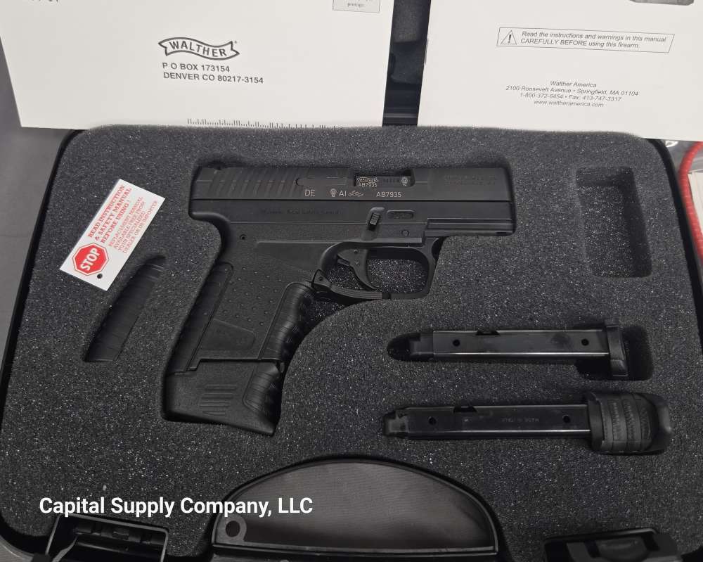 Walther PPS M1 pistol .40 S&W with box, 3 mags-img-24