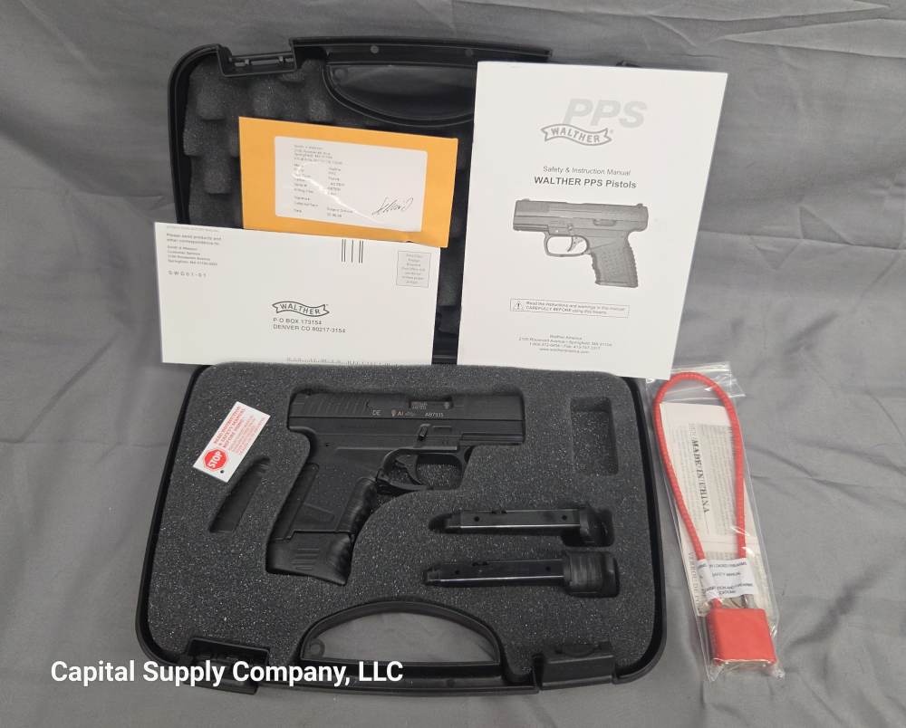 Walther PPS M1 pistol .40 S&W with box, 3 mags-img-22
