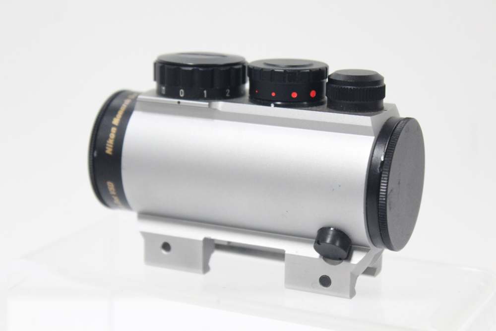 NIKON MONARCH VSD 1X30 RED DOT SIGHT SILVER VARIABLE 1 4 6 8 10 MOA BOX-img-4