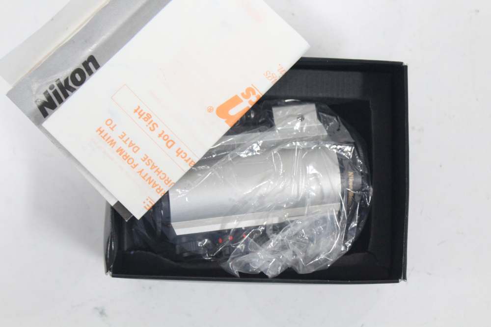 NIKON MONARCH VSD 1X30 RED DOT SIGHT SILVER VARIABLE 1 4 6 8 10 MOA BOX-img-2