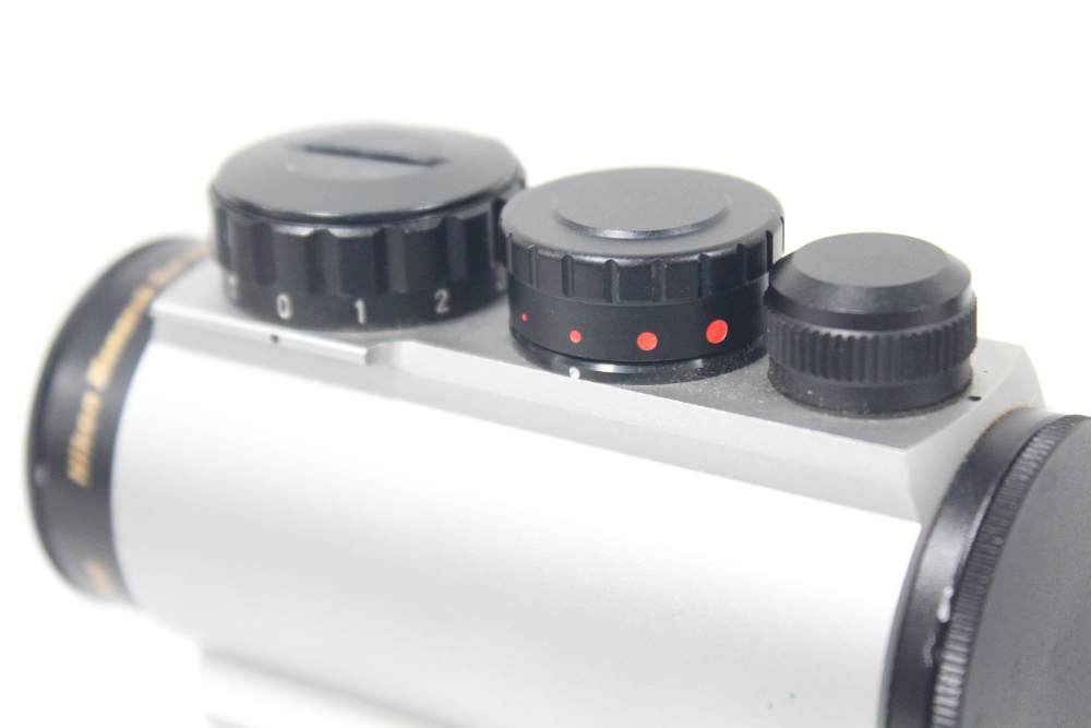 NIKON MONARCH VSD 1X30 RED DOT SIGHT SILVER VARIABLE 1 4 6 8 10 MOA BOX-img-3