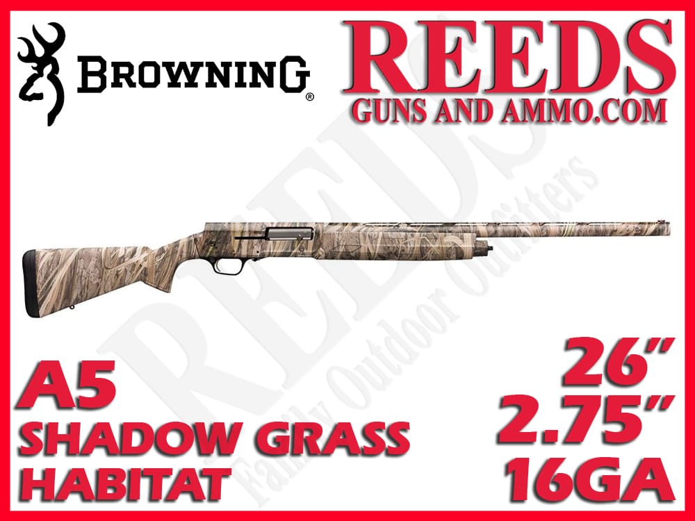 Browning A5 Habitat Camo 16 Ga 2-3/4in 26in 0118995005-img-0