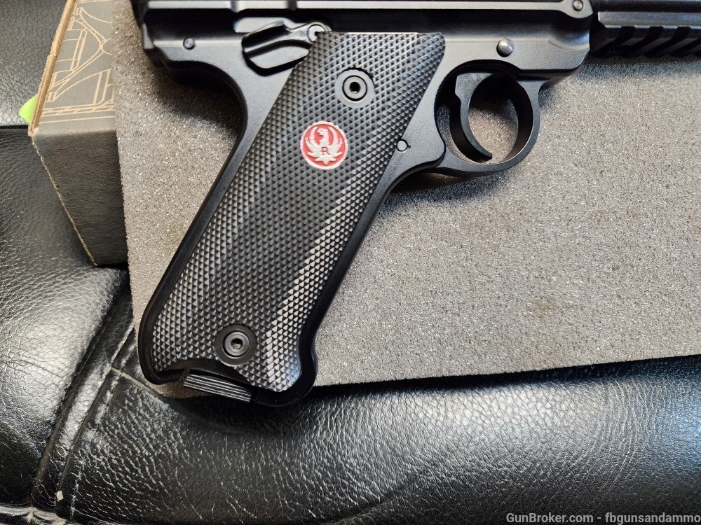NEW! RUGER MKIV TACTICAL .22 4.4" BULL BARREL MARK IV THREADED NIB LR-img-5