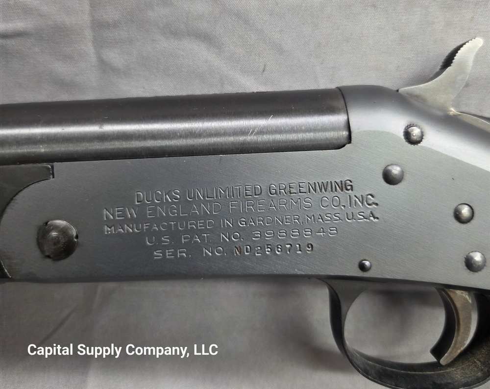 New England Firearms NEF SB1 Ducks Unlimited Greenwing shotgun 20 gauge-img-6