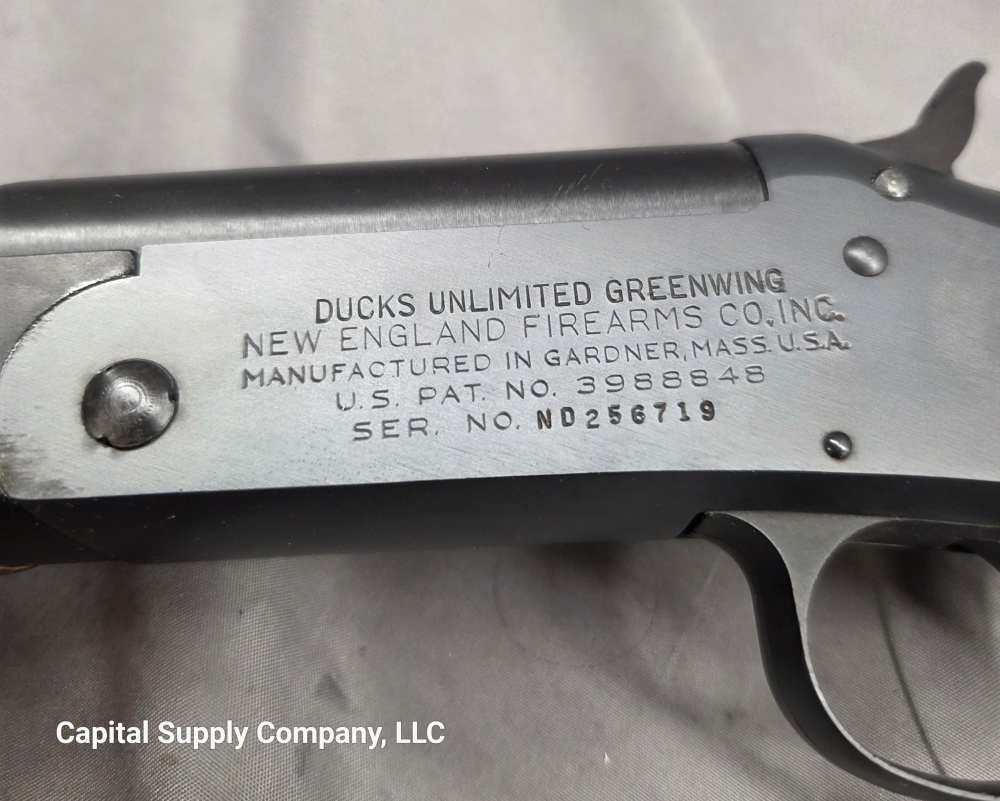 New England Firearms NEF SB1 Ducks Unlimited Greenwing shotgun 20 gauge-img-24