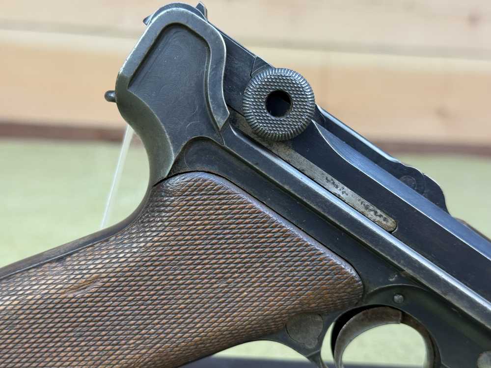 1st Year Matching German P08 Luger 1909 9mm pre WW1 MG Unit Marked Gew DWM-img-19