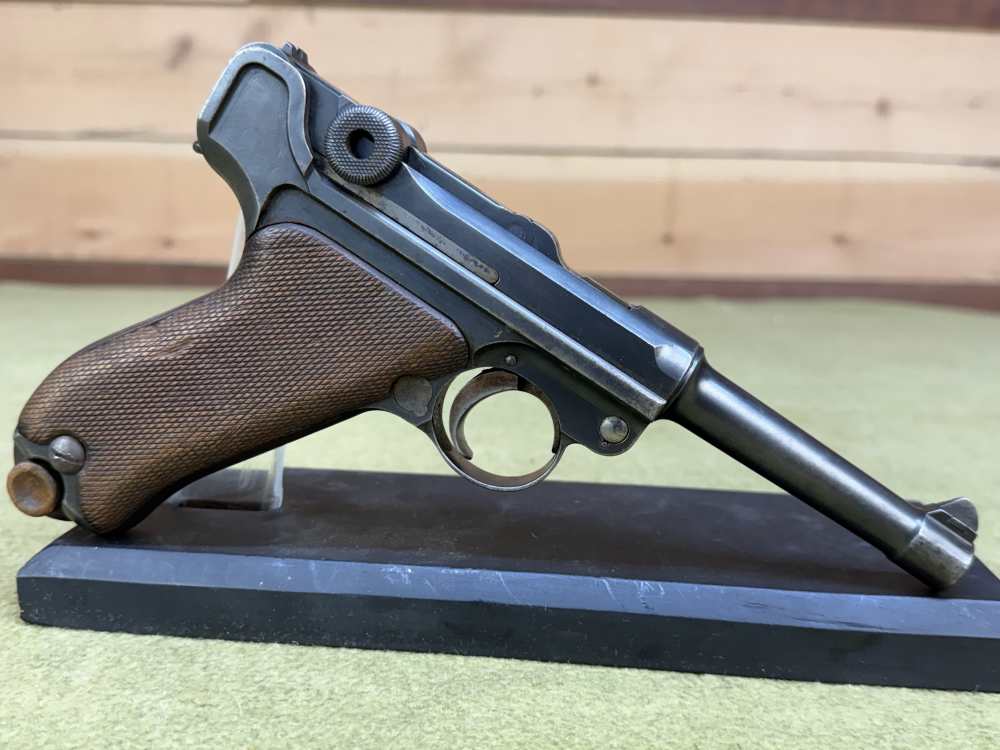 1st Year Matching German P08 Luger 1909 9mm pre WW1 MG Unit Marked Gew DWM-img-17