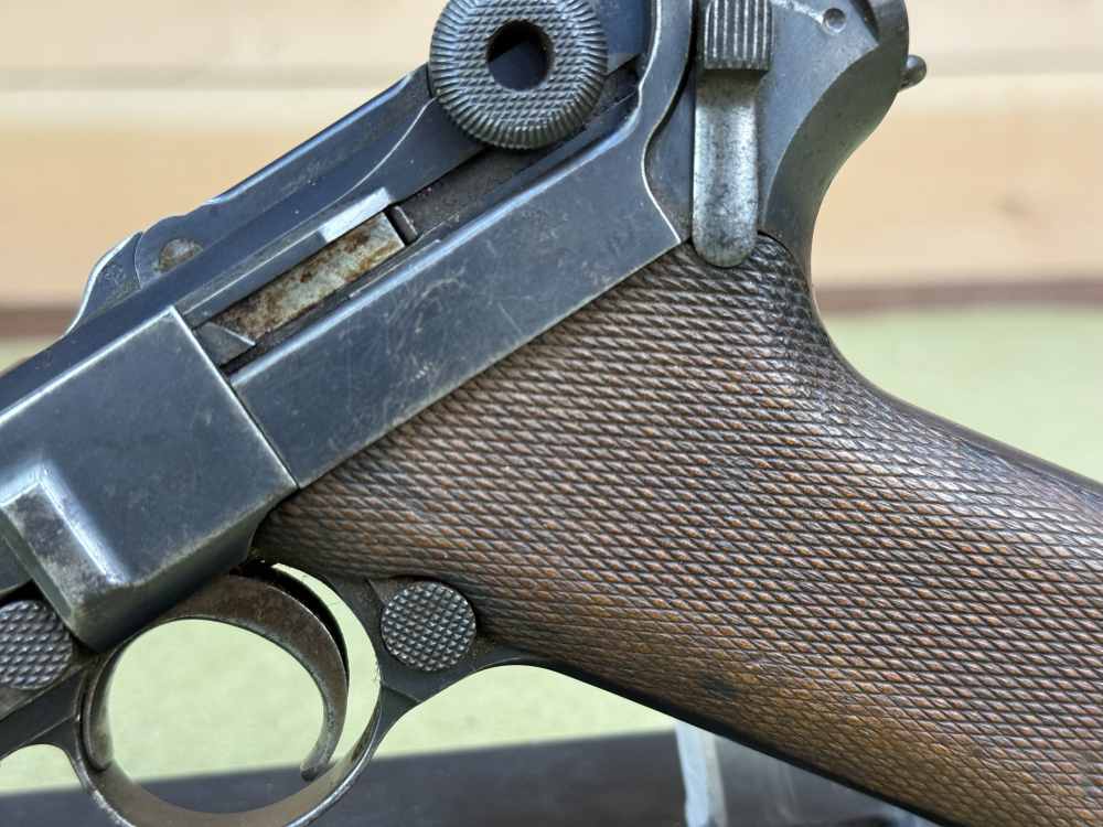 1st Year Matching German P08 Luger 1909 9mm pre WW1 MG Unit Marked Gew DWM-img-5