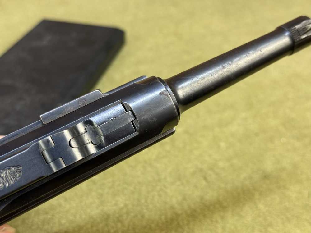 1st Year Matching German P08 Luger 1909 9mm pre WW1 MG Unit Marked Gew DWM-img-11