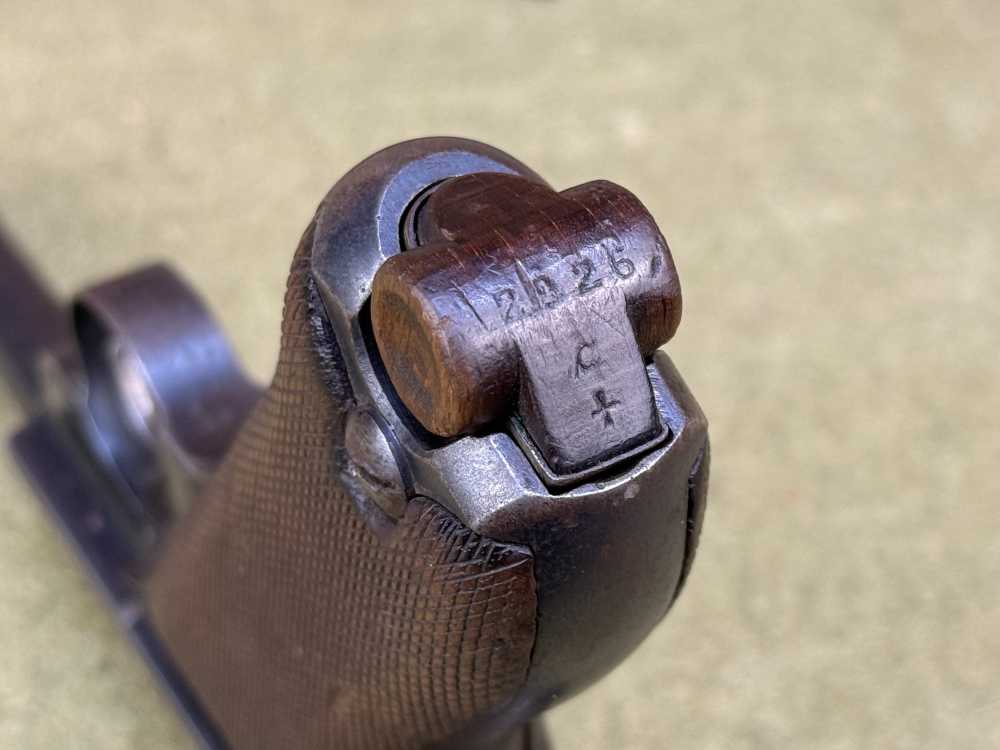 1st Year Matching German P08 Luger 1909 9mm pre WW1 MG Unit Marked Gew DWM-img-15