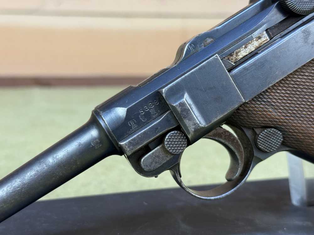1st Year Matching German P08 Luger 1909 9mm pre WW1 MG Unit Marked Gew DWM-img-7
