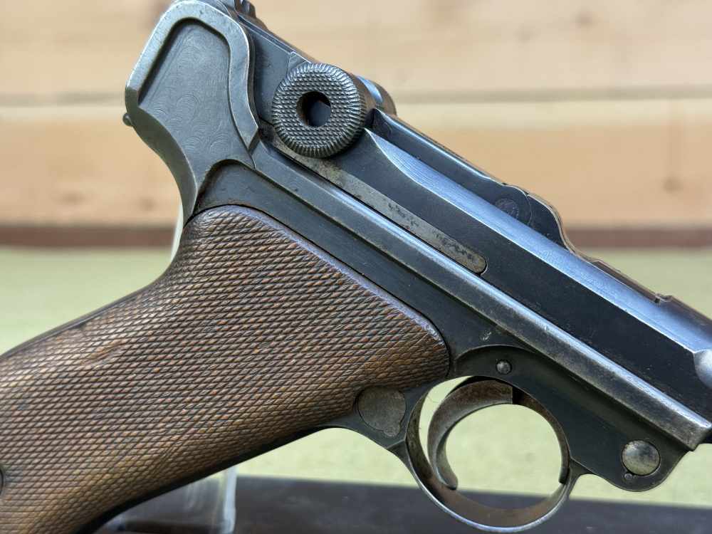 1st Year Matching German P08 Luger 1909 9mm pre WW1 MG Unit Marked Gew DWM-img-20