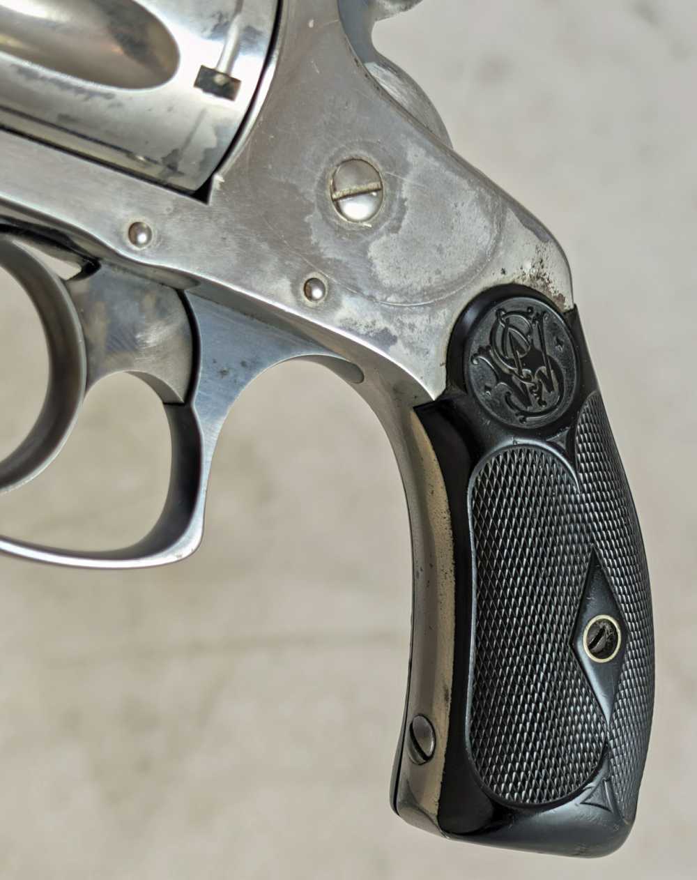 1880s Smith & Wesson Double Action 4th Model 32 Revolver S&W Nickel-img-13
